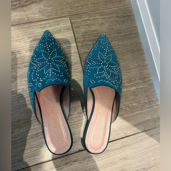 Pretty ballerina mules with a pointed toe - Picture 2 of 2